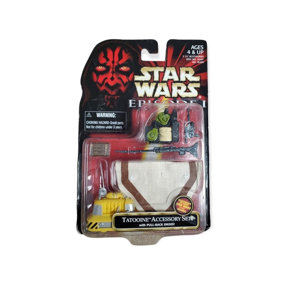 Hasbro Star Wars Episode I Tattoine Accessory Set Action Figure lot of 2 Sealed - Picture 2 of 5